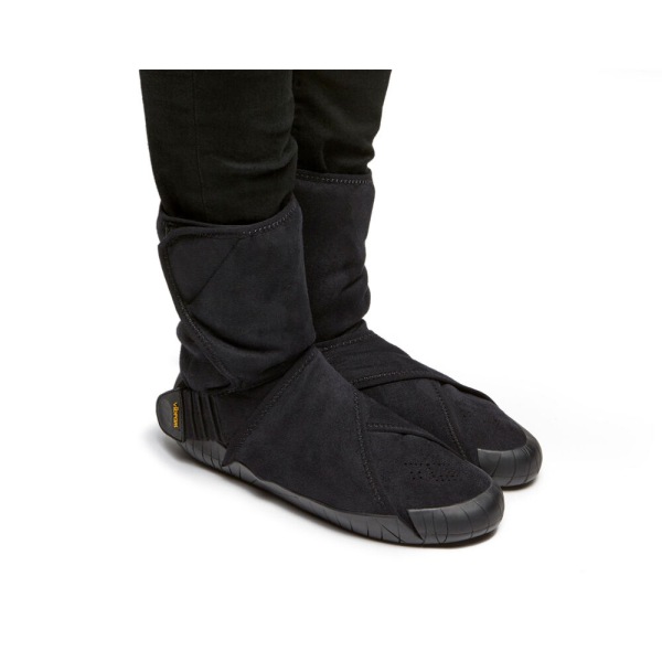 Panske Cizmy Vibram Slovensko - Furoshiki Eastern Traveler Classic Shearling Mid Čierne | 0465BGOTF